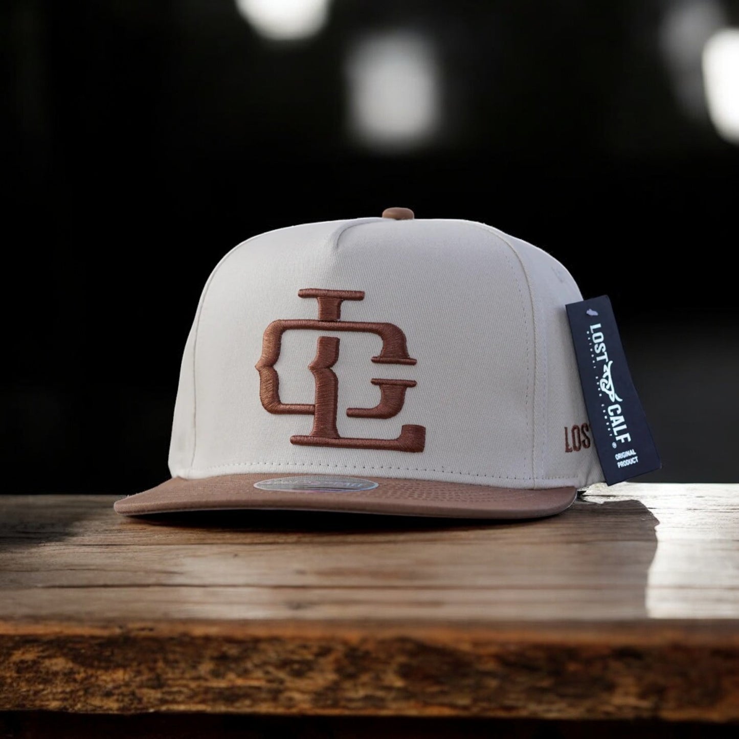 Gorra Lost Calf Original LC Logo Flat Brown