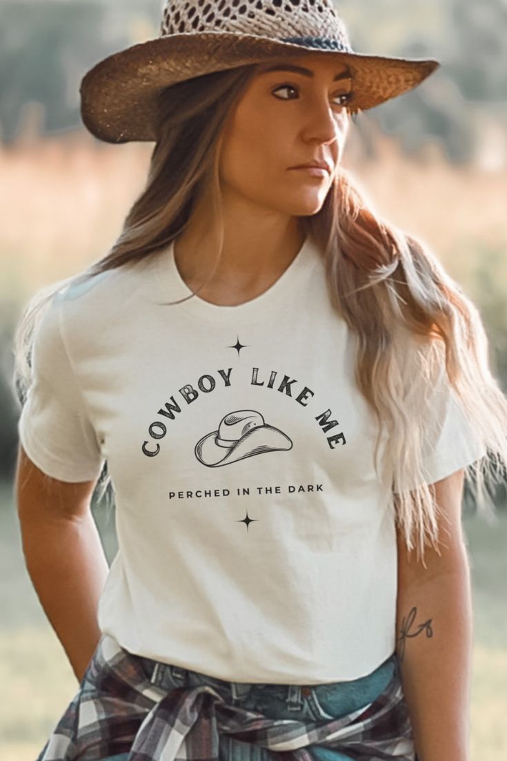 Playera Cuello Redondo - Cowboy Like Me