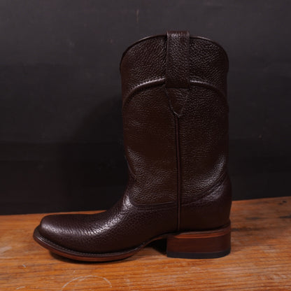 Botas cafe oscuro y punta dubai