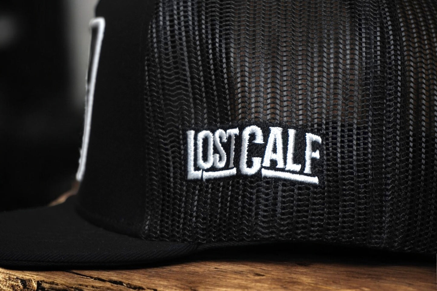 Gorra Lost Calf Original Flat Plate White/Black