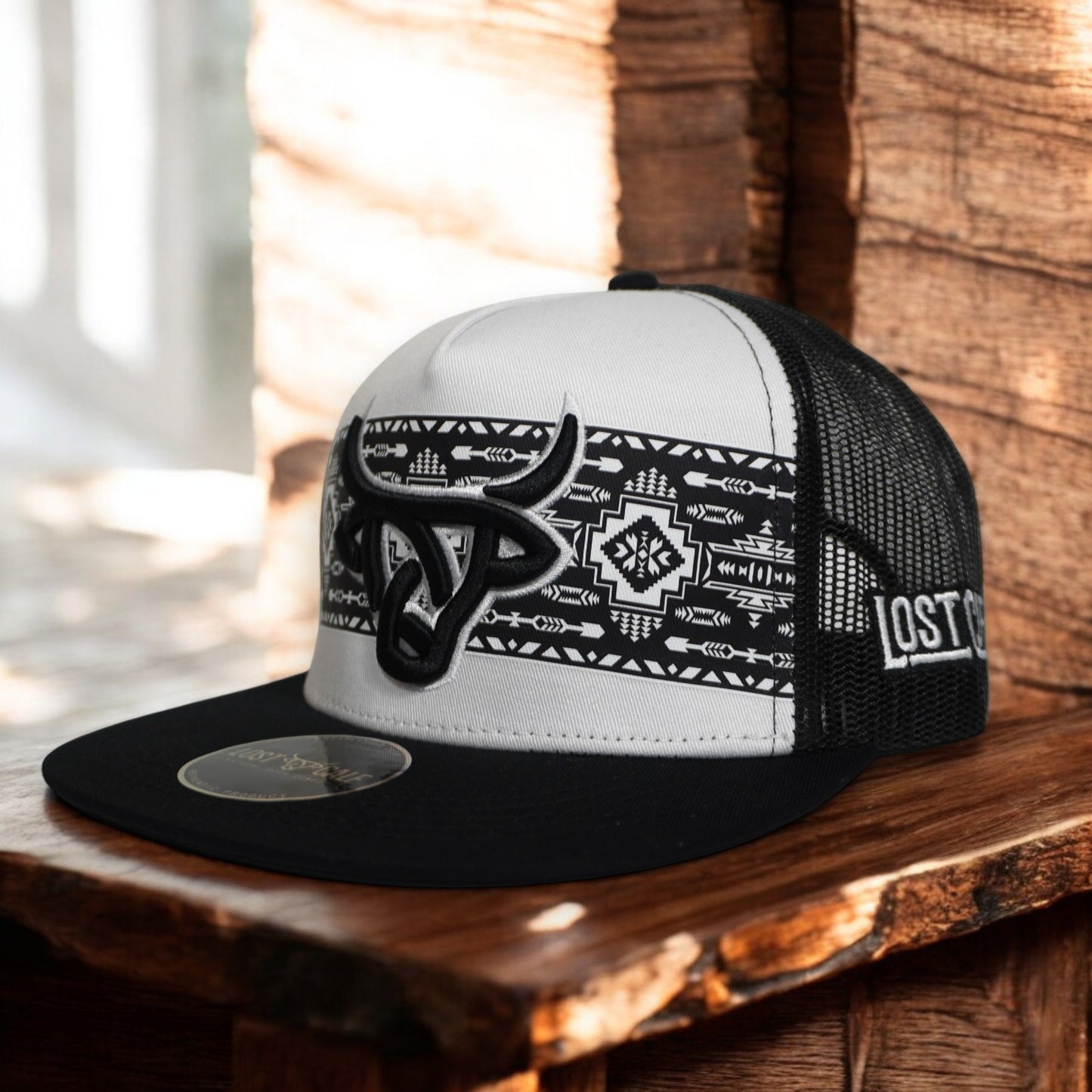 Gorra Lost Calf Original Shima White/Black