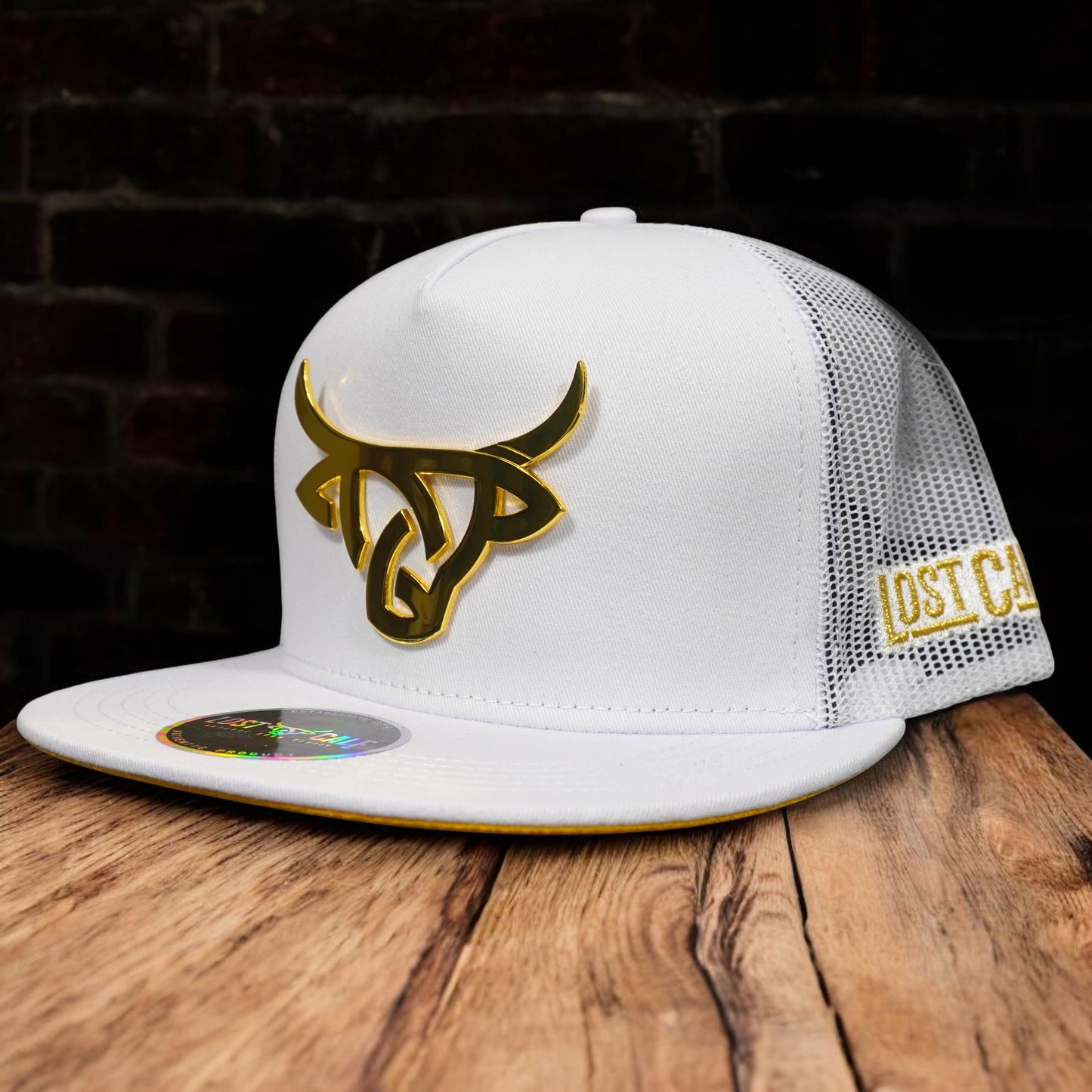 Gorra Lost Calf Original Iron Gold White