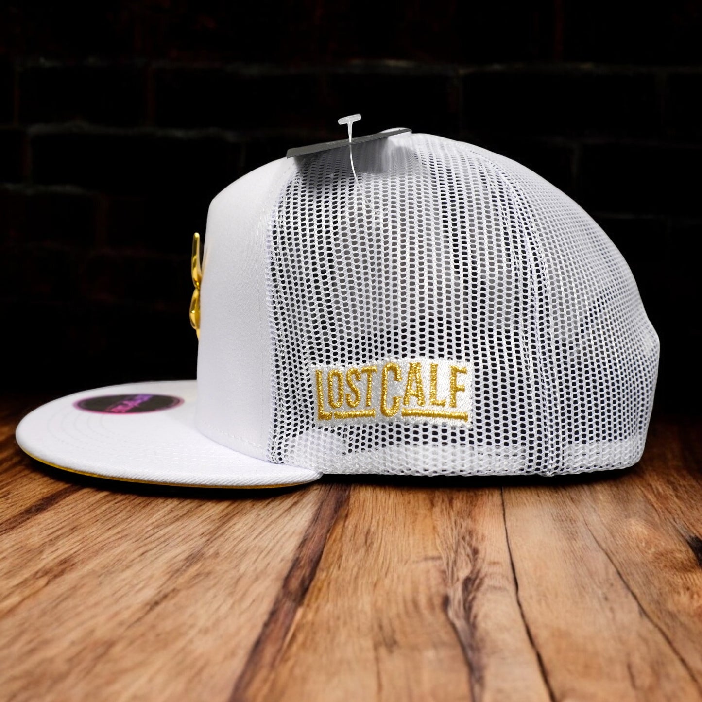 Gorra Lost Calf Original Iron Gold White