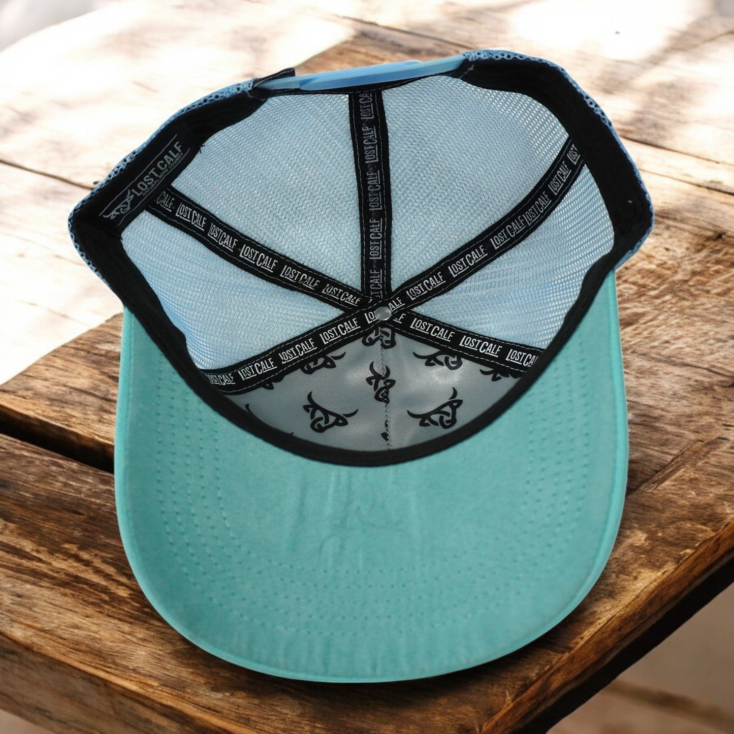 Gorra Lost Calf Original Teal Curva