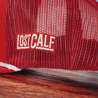 Gorra Lost Calf Original Rope Hat Flat Red