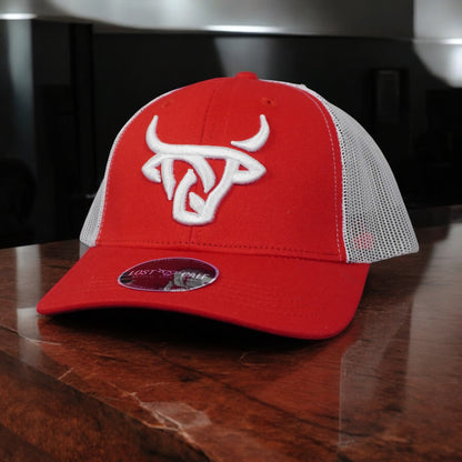 Gorra Lost Calf Original Red/White Curve