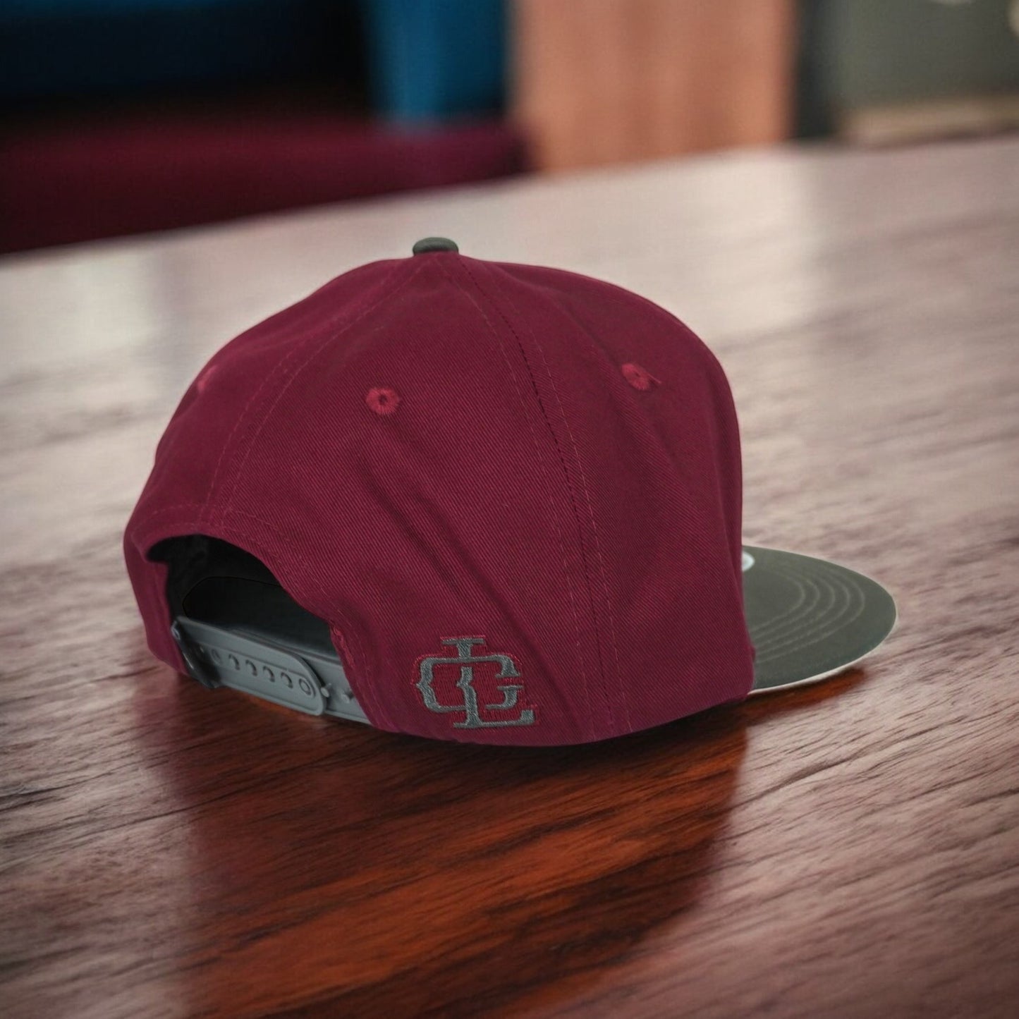 Gorra Lost Calf Original Maroon/Grey Flat