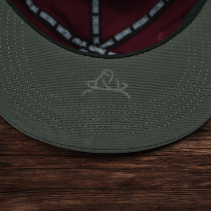 Gorra Lost Calf Original Maroon/Grey Flat