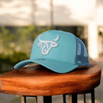 Gorra Lost Calf Original Teal Curva