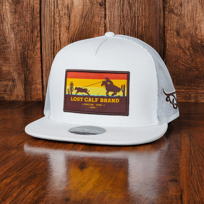 Gorra Lost Calf Original Roper - White