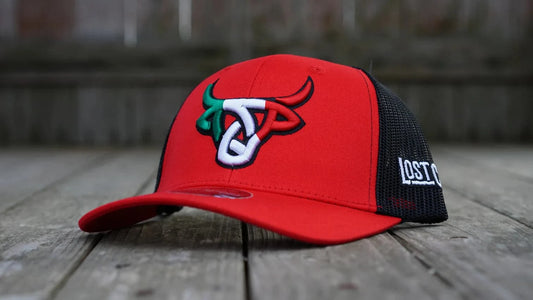 Gorra Lost Calf Original Mexicalf Red/Black Curve