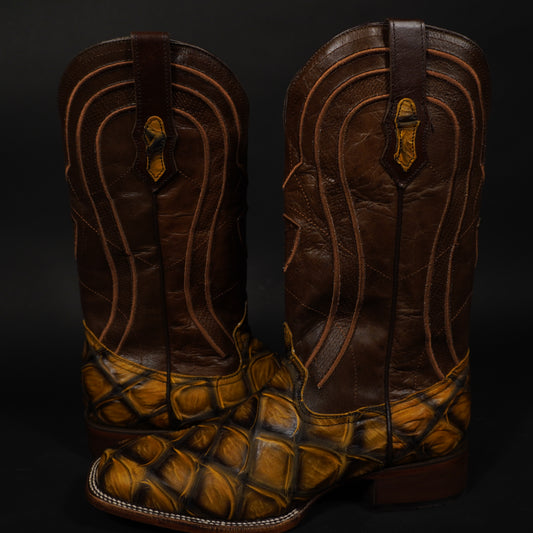 Botas pescado color miel