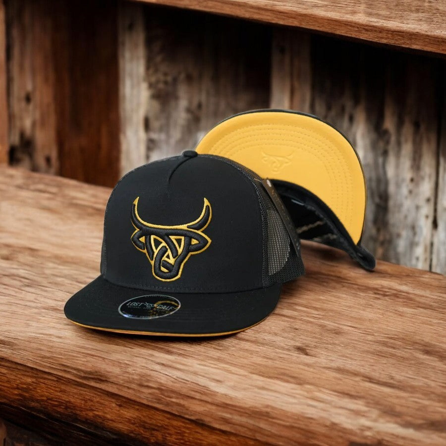 Gorra Lost Calf Original Black Gold Flat