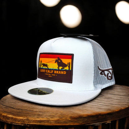 Gorra Lost Calf Original Roper - White